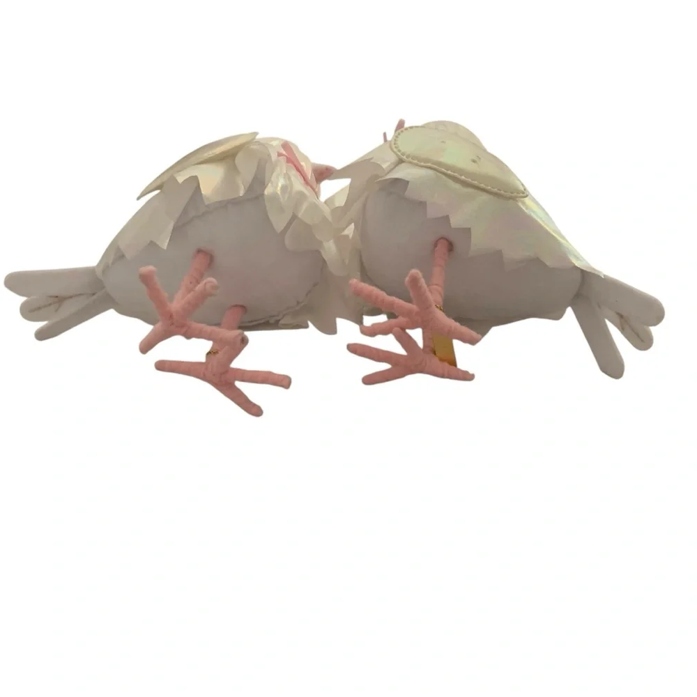 Target Iridescent Bird Decor with Pink Details